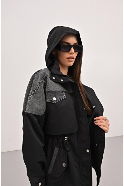 KUN SPORTSWEAR ΒΙΝΤΑΤΖ ΜΠΟΥΦΑΝ ΜΕ ΛΕΠΤΟΜΕΡΕΙΕΣ ΑΔΙΑΒΡΟΧΟ ΜΠΟΥΦΑΝ ΥΠΕΡΜΕΓΕΘΕΣ