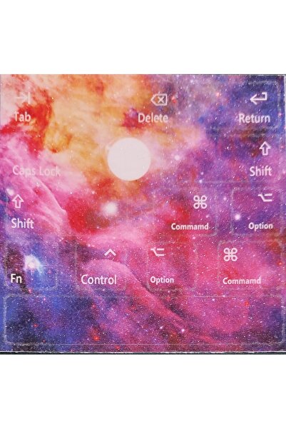 M2M Şık Galaksi Desenli Silikon Klavye Koruyucu – Toz ve Sıvıya Karşı Etkili ...