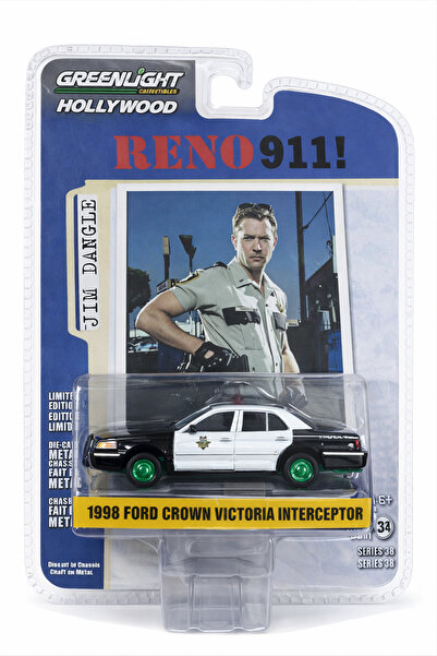 Greenlight Collectibles هوليوود رينو 911 - 1998 فورد كراون فيكتوريا إنترسبتور...