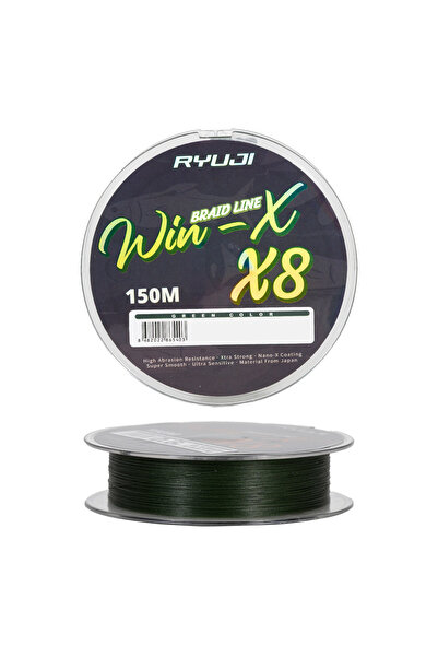 SAVAGE İp Örgü Misina - 8 Kat - Winx X8 - 150mt - Yeşil - 0.08mm