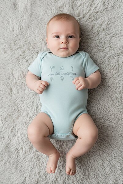 Home Grown Baby Toddlers Girl 3 Pieces Short Sleeve Graphic Print Bodysuits, ...