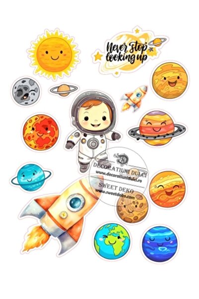 Decoratiuni Dulci Moon Baby Edible Image - Cut Out