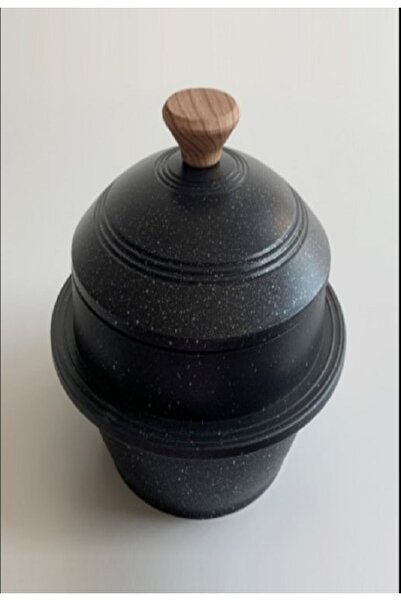 Generic 18cm black granite casserole dish