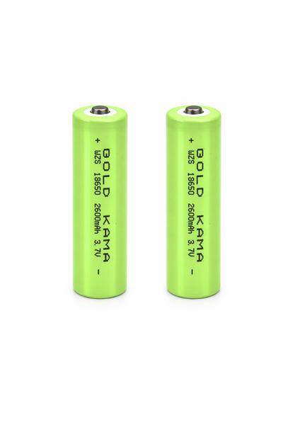 farissu 2'li Paket 18650 Şarj Edilebilir Pil - 3.7V 2600mAh (2 Adet)