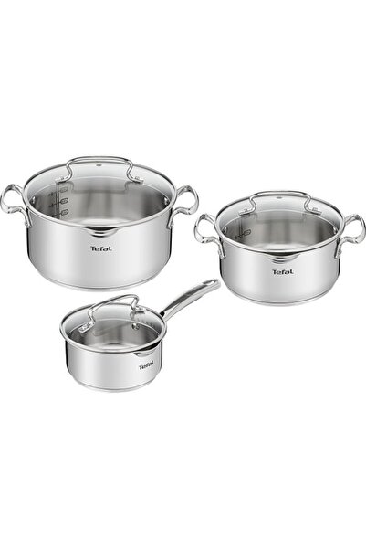 TEFAL Duetto Plus G719S674 Set of Pots, 6 pieces, 16-24cm, stainless steel, s...