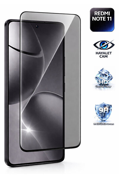 Tech&bello accessories واقي شاشة ريدمي نوت 11 جلاس فانتوم، تغطية كاملة، مضاد ...