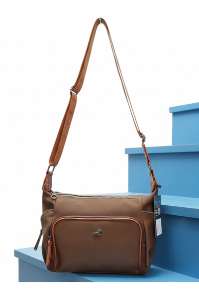 Çanta Trend Miami Polo Club Women's Satin Fabric Cross Shoulder Messenger Bag