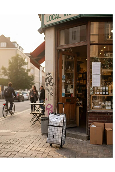 Fırsatkolik Comfortable Wheeled Market Trolley for Daily Shopping