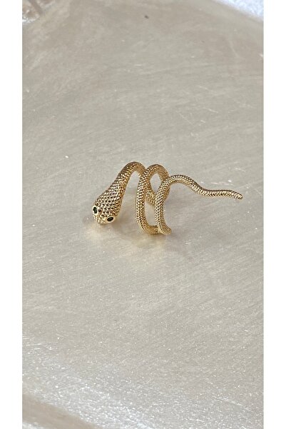 SELUVİA Xuping Gold Rose Yılan Model Çelik Kıkırdak Earcuff Kadın Küpe – Deli...