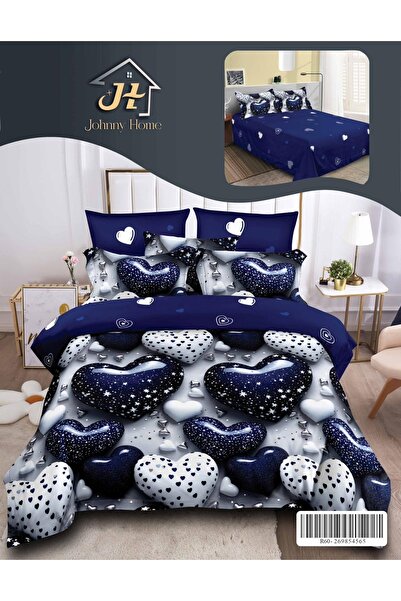 OEM Bed linen, fine cotton 6 pieces, duvet cover 200x230, bed sheet 240x250
