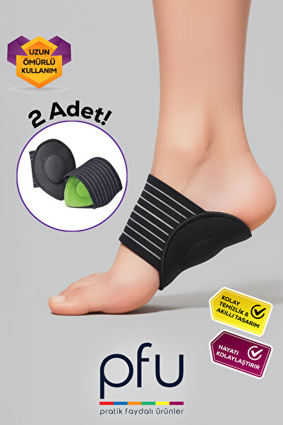 PFU Pratik Faydalı Ürünler Ayak Boşluğu Destek Pedi | Düz Taban Desteği | Düz...