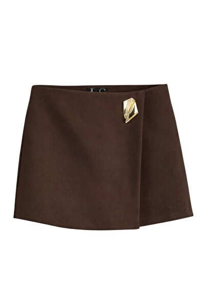 lidyasara Kadın Tokalı Şort Etek