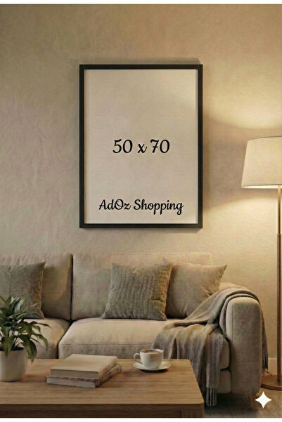 Otay Ev Dekorasyon Siyah Çerçeve - Kırılmaz Pleksi Korumalı Poster ve Resim Ç...