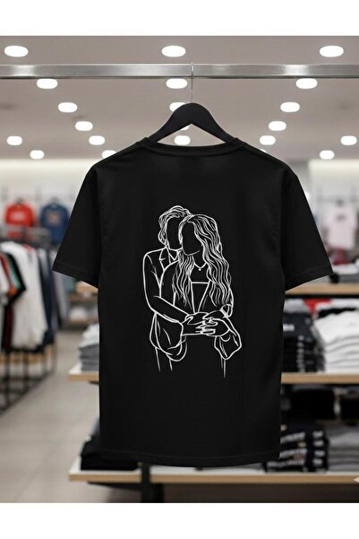 playwear ODJEĆA ZA IGRAJ Unisex široki kroj FEBRUAR 14 LEĐA DVOSTRUKA ŠTAMPA ...