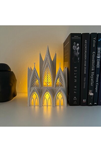 Wadvadze 'Vitra' Gotik Mimari Kitap Tutucu Dekoratif Tasarım Katedral Kitap D...