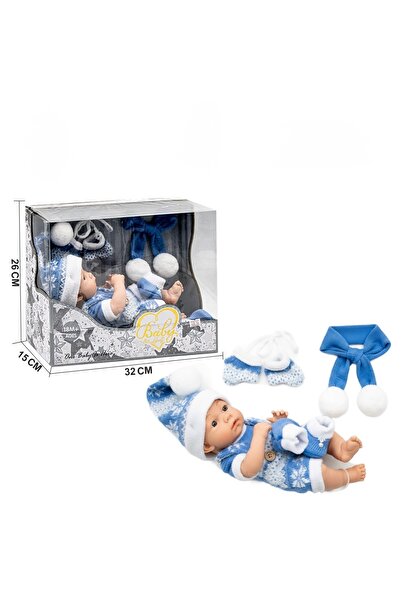 NiceLook "Baby Snow" Winter Doll - Complete Set with Soft Fleece Accessories.