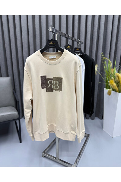 Avni Ceylan Rb Classic Embroidery Detailed 3 Thread Sweatshirt