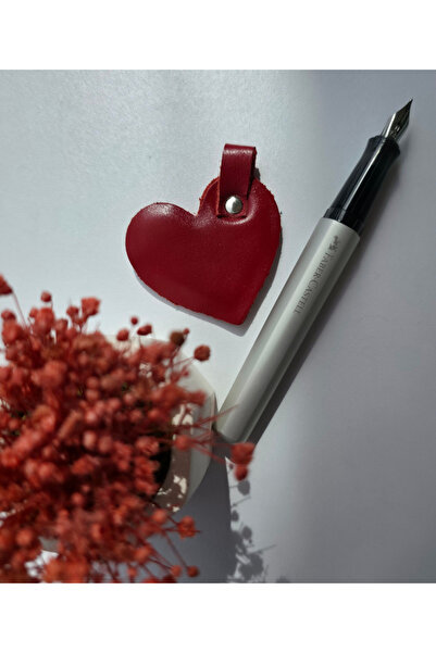 valentina victoria Heart ❤   Keyring Genuine Leather.