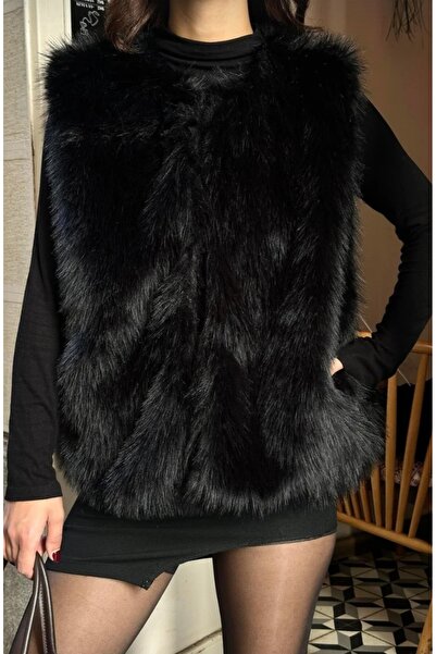 Zeynep Öykü Style Kadın Kürk Yelek