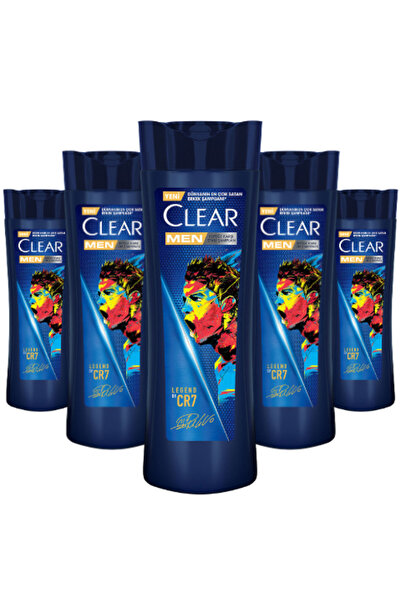 Clear Men Kepeğe Karşı Etkili Şampuan Legend By CR7 350 ML * 5 Adet