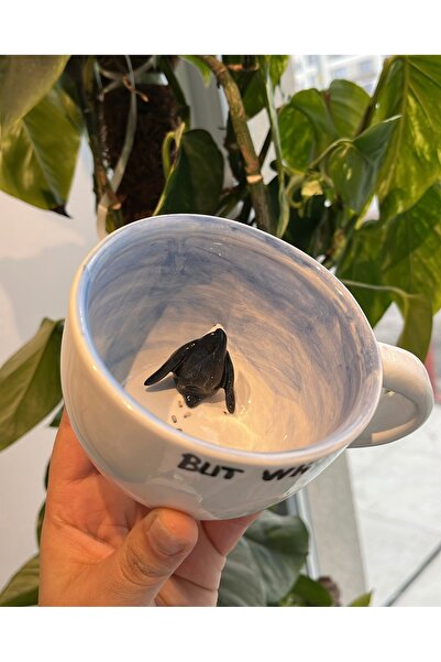 visera كوب سيراميك على شكل البطريق المتشابك