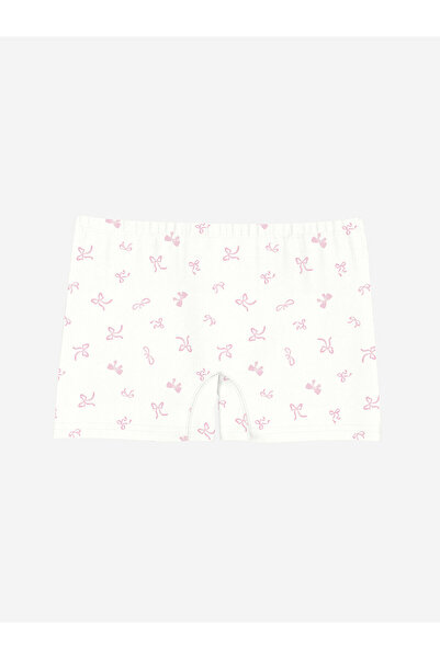 LC Waikiki Ozmarka New Season Bow Patterned Girls' Boxers
