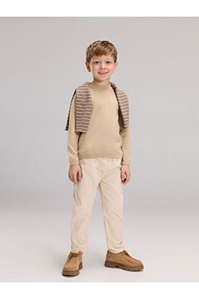 LC Waikiki بنطلون مخملي للأولاد بخصر مطاطي من مودرن بارتس من UZG STORE