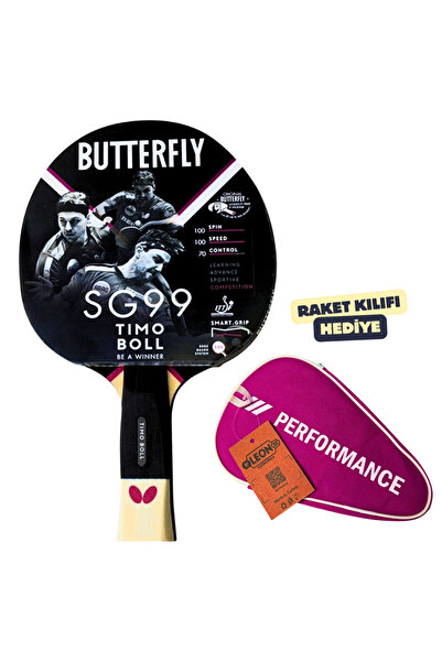 BUTTERFLY Timo Boll SG 99 Masa Tenisi Raketi ITTF Onaylı - Raket Kılıflı