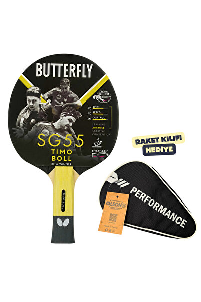 BUTTERFLY Timo Boll Sg 55 Smard Grip Table Tennis Racket Ittf Approved - with...