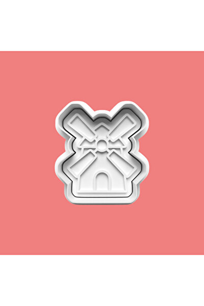 Sekovlog59 قالب على شكل طاحونة هوائية لصنع الكوكيز وقالب لعجينة السكر