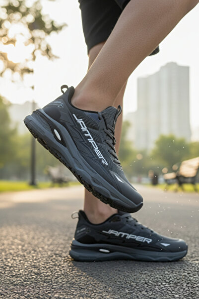 enoch Orthopedic Lace-Up Jamper Model High-Sole Sporty Shoes
