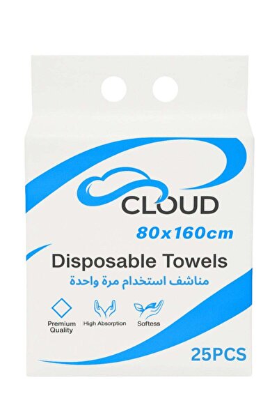CLOUD Disposable Towels - Size 80 × 160 cm - 25 Pieces