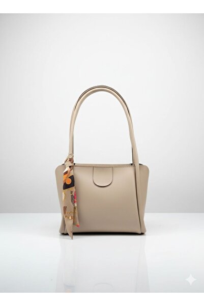 Arvelia Zarif Detaylı Deri Omuz Çantası – Twilly Eşarp Aksesuarlı Klasik El Ç...