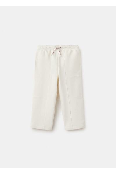 MANGO Baby Bağcıklı pamuklu pantolon