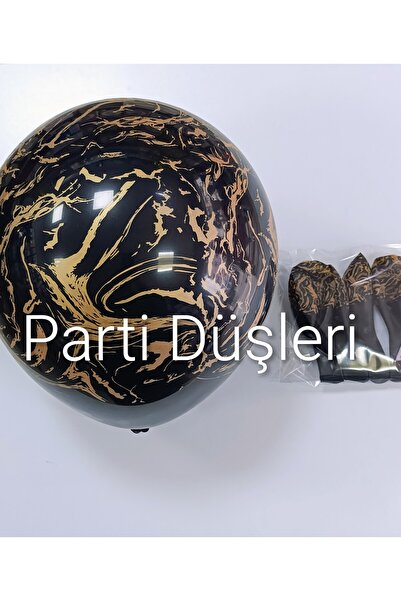 Parti Düşleri بالون أسود مطبوع عليه نيبولا 5 قطع