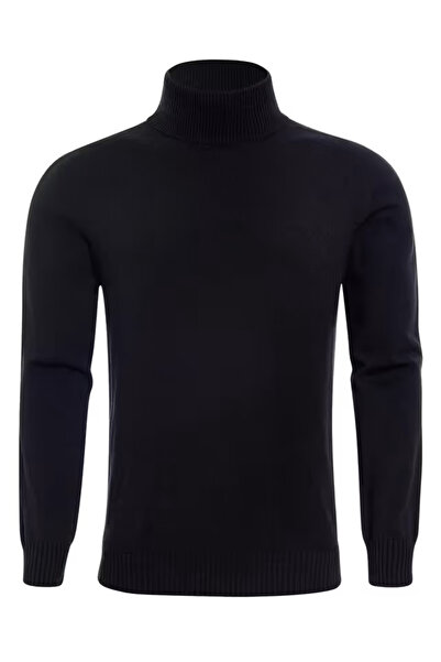 OEM Men's casual long-sleeved blouse, black sweater M
