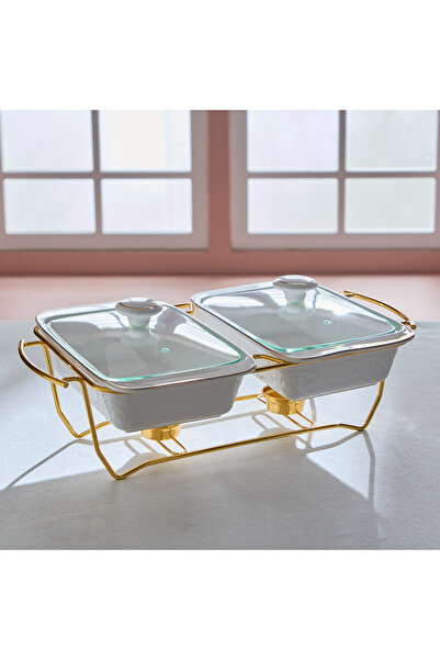 Home Box Noor Luxe Twin Food Warmer - 2.2 L