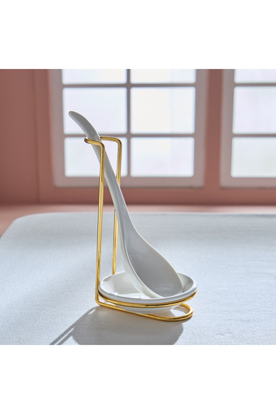 Home Box Noor Luxe Serving Spoon Rest with Holder