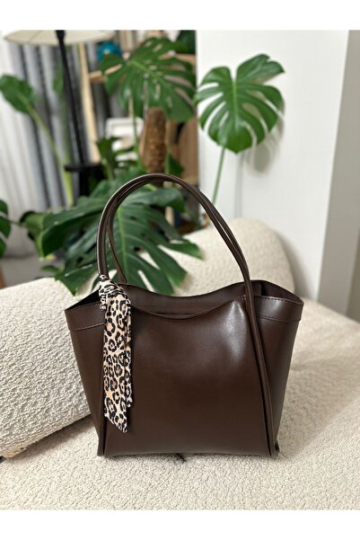 STİL SİDELYA Scarf Zippered Hand and Shoulder Bag