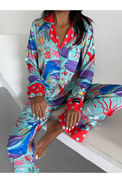 PI Saten pijama takımı