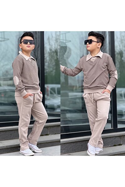 muzur r kids muzur r kids Erkek Çocuk Sweat - Pantolon Mevsimlik Full Likra A...