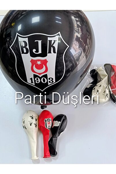 Parti Düşleri Taraftar Baskılı Balon Beşiktaş 5 adet