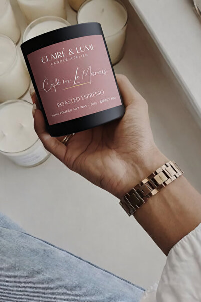 CLAIRÉ & LUMI Lumânare Parfumată Café in Le Marais