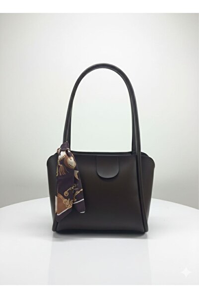 Arvelia Geantă de umăr din piele cu detalii rafinate – Geantă clasică de mână...