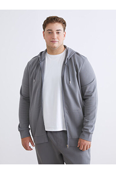 LC Waikiki I Large Size Hooded Men's Thick Zipper Sweatshirt from Freezen Store