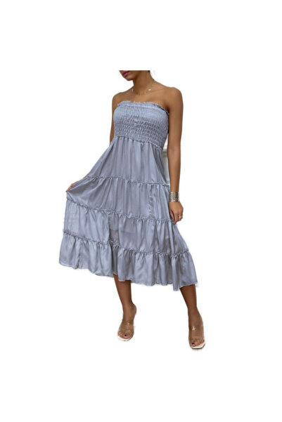 Bitter Sweet Dress R041 gray color, size S/M