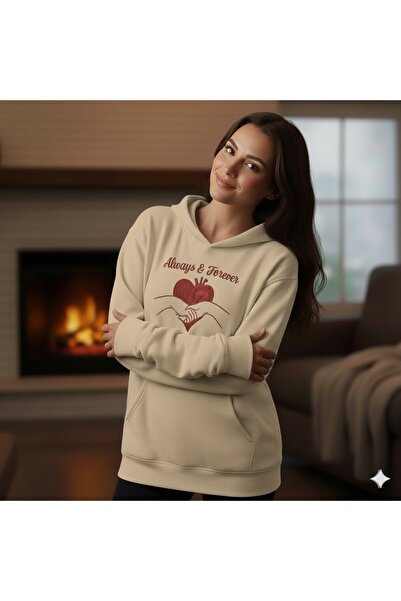 PENTHİLUS Valentine's Day Gift - Love Unisex Oversized Sweatshirt