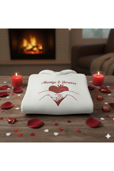 PENTHİLUS Valentine's Day Gift - Love Unisex Oversized Sweatshirt