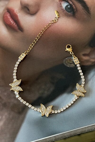 Trendy Butik Xuping zircon butterfly bracelet