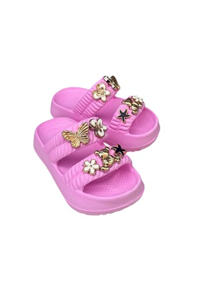 Sonimix Детски сандали с камъни и мека подметка с ремъци